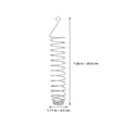 thumbnail image 2 of UPOUART 4Pcs Durable Squirrel Feeder Stainless Steel Bird Cage Feeder Silver For Backyard Use, 2 of 8