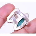 thumbnail image 2 of Malachite - Congo & Biwa Pearl Gemstone 925 Sterling Silver Handmade Ring s.8 A321, Gemstone Jewelry, Birthday Gift, Beautiful Jewelry For Woman & Gir, 2 of 2
