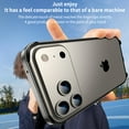 thumbnail image 4 of Compatible with iPhone 17 Pro Max Aluminum Alloy Bumper Frame, Raised Edge Protection, Luxury Shock-Absorbent Heat Dissipation Lightweight Non-Slip, Slim Hard Armor Metal + Silicone, Gray, 4 of 6