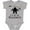 AC-Heather Grey, variant on 1st Halloween Bat Boys or Girls Baby Bodysuit