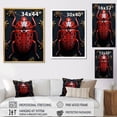 thumbnail image 4 of Designart "Insects Bugs Microcosmic euphony I" Animals Floater Framed Canvas Print, 4 of 7