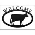 thumbnail image 1 of Village Wrought Iron WEL-5-L Large Cow Welcome Sign, 1 of 2