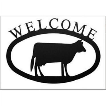 Cow Welcome Sign Large
