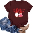 thumbnail image 2 of Blusas de Manga Corta para las Mujeres Divertida Impresión Cuello Redondo Camiseta Vintage, Blusas de Primavera para las Mujeres, 2 of 8