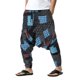 thumbnail image 2 of SAYOO Pantalones largos de yoga  para hombre, pantalones de entrepierna caída holgados con estampado de patrón nacional, pantalones casuales de estilo simple SAYOO S M L XL XXL XXXL, 2 of 7