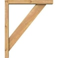 thumbnail image 3 of Ekena Millwork 3 1/2"W x 20"D x 24"H Traditional Block Smooth Bracket w/ Offset Brace, Western Red Cedar, 3 of 25