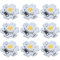 thumbnail image 3 of 25 chips LED de 5 V, 200 lm, 3 W, cuentas de lámpara LED de alta potencia para accesorios de iluminación de bricolaje, blanco cálido 3000-3200 K, 3 of 14