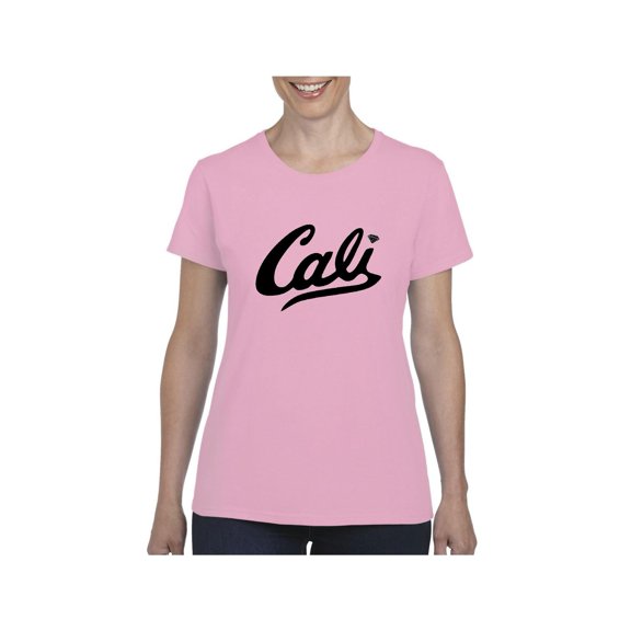 Women's T-Shirt Short Sleeve - California Cali