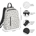 thumbnail image 3 of Naloa Hand Drawn Squirrel Print Lightweight DayBackpack Suitable for school, work, shopping, travel, etc., 3 of 5