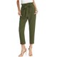 thumbnail image 3 of Pantalones de mujer 9/10 pantalones de cintura alta Slim Fit para pantalones casuales de oficina militar M Yuyangstore Pantalones de mujer, 3 of 8
