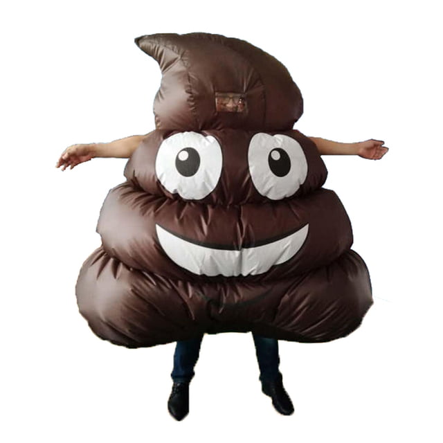 Irfora Adultos Divertidos trajes de disfraces inflables Blow Up Inflable vestido de lujo para Cosplay Dress Up Party Stage Performance Irfora Traje inflable