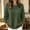 Army Green, variant on Hueook Knit Sweaters for Women Crew Neck Long Sleeve Loose Fit Pullover Soft Casual Winter Top Brown S