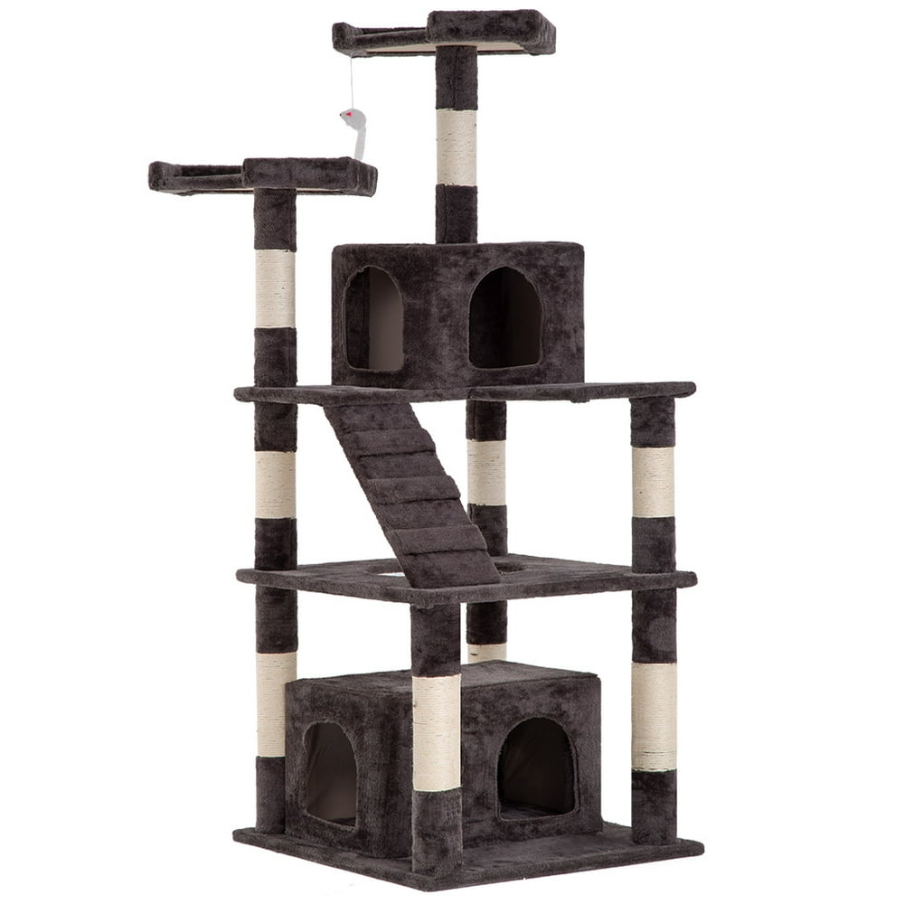 Cat Tree Tower Condo,Modern Indoor MultiLevel Plush Cat Activity