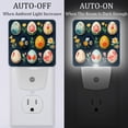 thumbnail image 2 of Easter LED Square Night Light - Compact and Energy Efficient Illumination for Bedrooms and Bathrooms - Plug-in Wall Lamp with Auto Sensor, 2 of 6