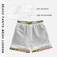 thumbnail image 3 of FORMRS Boys Swim Trunks Quick Dry Mesh Liner Boardshorts Sizes XS-XL, Floral Seaside, 3 of 7