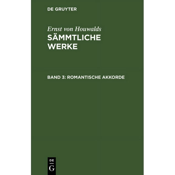 Romantische Akkorde, (Hardcover)