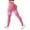 Pink, variant on Women's Striped Outdoor Sports Leggings High Waisted And Lifting Yoga Clothes Quick Drying Running Sports And Fitness Pants(M, Black)