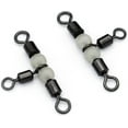 thumbnail image 5 of BLUEWING 3 Way Swivel Fishing Crossline Swivels Glow Beads Fishing Saltwater Stainless 3 Way Rigs Saltwater Freshwater Drifting Trolling Fishing Tackle Connector, 73lbs, 50pcs, 5 of 5