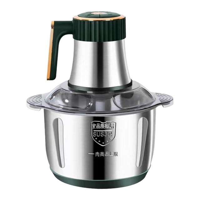 Procesador de alimentos Gloria picadora eléctrica utensilio de cocina licuadora de ajo automática para El hogar picadora de carne eléctrica para pescado Verde 5 litros