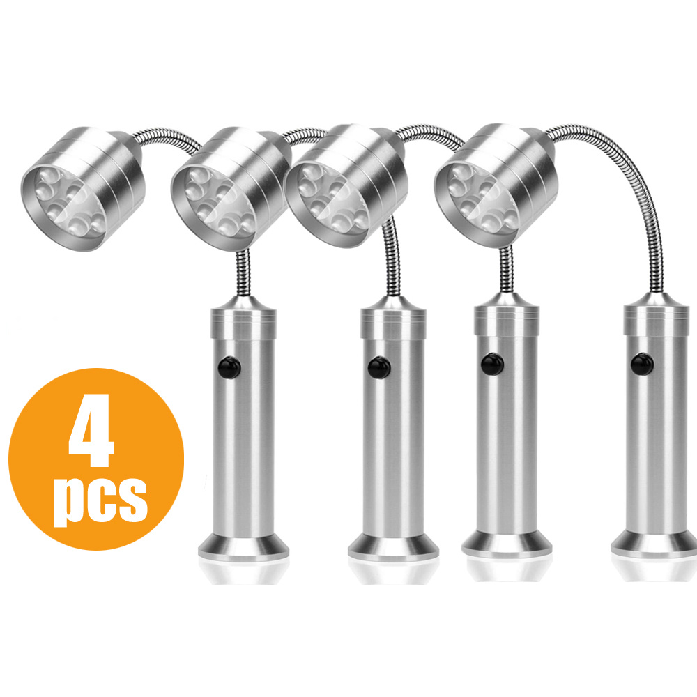 4 Pack LED Grill Lights BBQ Grill UltraBright Lights