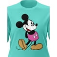 thumbnail image 4 of Disney Mickey Mouse Aqua Adult Tee Shirt, XS-2XL (Women's), 4 of 4