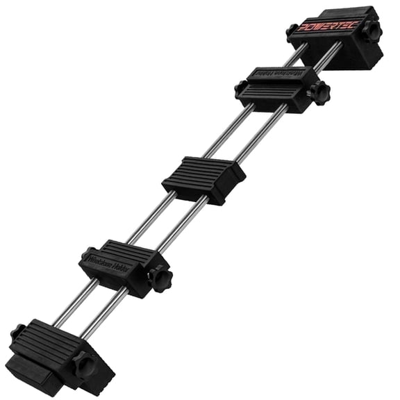 POWERTEC Adjustable Sharpening Stone Holder 3-1/4" to 14-1/4"- Whetstone Sharpener No-Slip Base (71671)