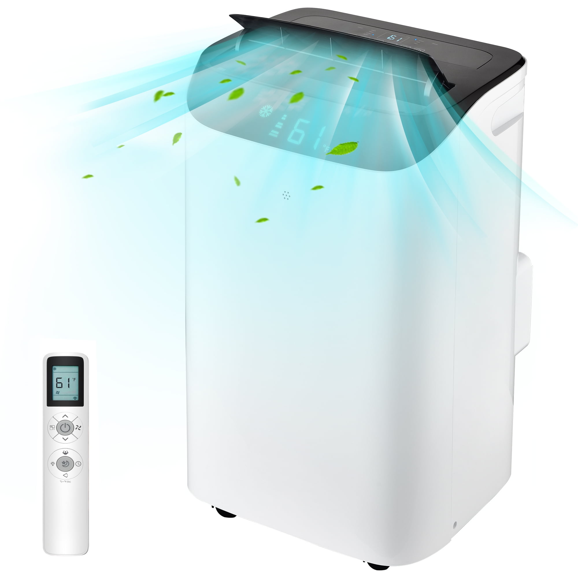 Agtana 10000 BTU (14000 BTU ASHRAE) Portable Air Conditioner Cools Room up to 700 sq.ft, 3-in-1 Portable AC Unit with Dehumidifier & Fan, Including Remote Control, DIY Window Kit