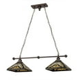 thumbnail image 4 of Meyda Tiffany 173274 Mission 2 Light 44" Wide Linear Pendant - MultiColor, 4 of 5