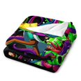 thumbnail image 4 of Manta de franela suave y acogedora de Rick y Morty para niños y niñas, mantas de vellón cálidas de lujo para sofá, cama, camping, viajes, 80 x 60 pulgadas, 4 of 8