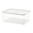thumbnail image 1 of Plastic Refrigerator Food Preservation Storage Drain Box Container with Lid, 1 of 11