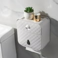 thumbnail image 1 of Birdeem Toilet Paper Towel Box-Toilet Press Paper Organizer Box-Free Perforation Roll Paper Drawer Toilet Paper Box-No Water Inlet Toilet Paper H-Older, 1 of 9
