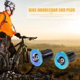 thumbnail image 4 of Bicicleta 2 tapas de extremo de Ndcxsfigh manillar de azul quemadoaleación de aluminiotapón de extremo de de carretera MTB, 4 of 8