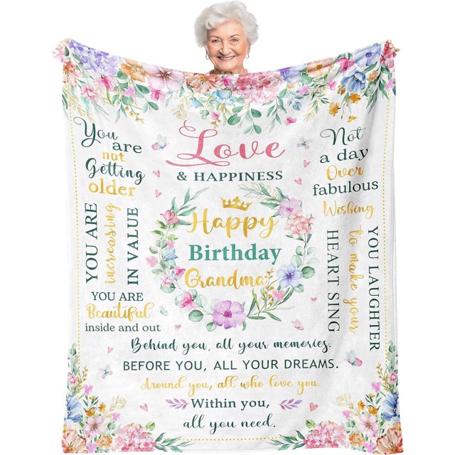 LHSHID Birthday Gifts for Women Blanket January Birthday Gifts for Women Mom Girls Daughter Wife Best Friend Birthday Gifts Gifts for Women Birthday Unique Friend Birthday Gift for Women 50x60in
