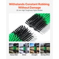 thumbnail image 3 of VEVOR Livestock Scratching Brush, 2PCS Goat Scratcher Brush Post with 8 Screws, 16.9" x 7.5" Cow Scratcher for Back Itch Relief, Massage Grooming Scratch Tool for Horse Cattle Sheep Pig,Green & Black, 3 of 9