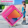 thumbnail image 6 of AVAWO Kids Case for iPad 9th/8th/7th Generation 10.2 inch 2021/2020/2019, Light Weight ShockProof Handle Stand Case for iPad 9/8/7 Gen 10.2"-Pink, 6 of 8