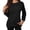 Black, variant on Women's Long Sleeve Shirts Crew Neck Casual Tops Fashion Fall Basic Tunic Pullover Blouses