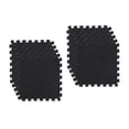 thumbnail image 3 of 10 piezas de alfombras cuadradas de rompecabezas de felpa entrelazadas, baldosas cuadradas suaves para decoración de salón, habitación de bebé, hogar negro, 3 of 8