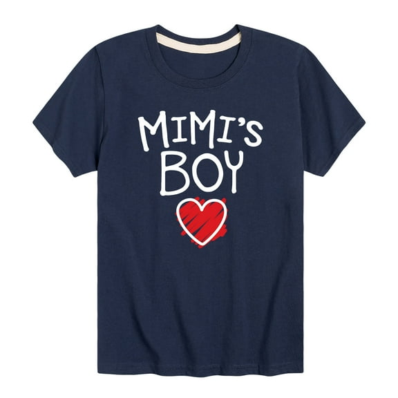 Instant Message - Mimis Boy - Toddler And Youth Short Sleeve Graphic T-Shirt
