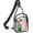 Black, variant on Clear Sling Bag for Stadium Events, Clear Purse for Women, Stadium Approved Crossbody Handbag for Concerts Sports Fan
