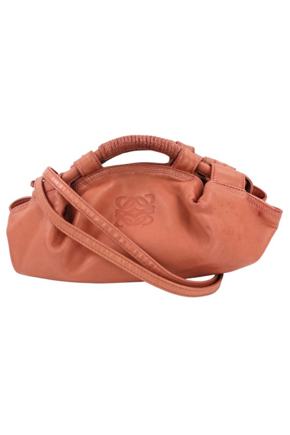 Pre-Owned LOEWE Nappa Aire Leather Mini Shoulder Bag/Handbag, Pink, Women's