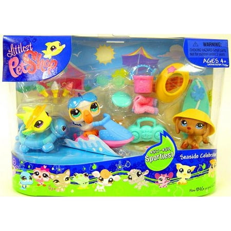 Littlest Pet Shop Beach Theme Play Set