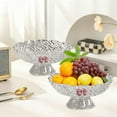 thumbnail image 6 of NWOKYZGH 1Pc Plastic Vintage Fruit Bowl, Pedestal Decorative Stand Footed Storage Basket Organization for Display Produce Snacks in Centerpiece Home Kitchen Table Farmhouse Decoration, 6 of 6