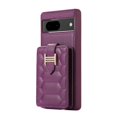 thumbnail image 2 of Decase Wallet Cover For Google Pixel 6a,Premium Leather Shockproof Phone Shell With Back Flip Card Slots & Ring Kickstand & Hand Strap & Crossbody Strap - deeppurple, 2 of 6