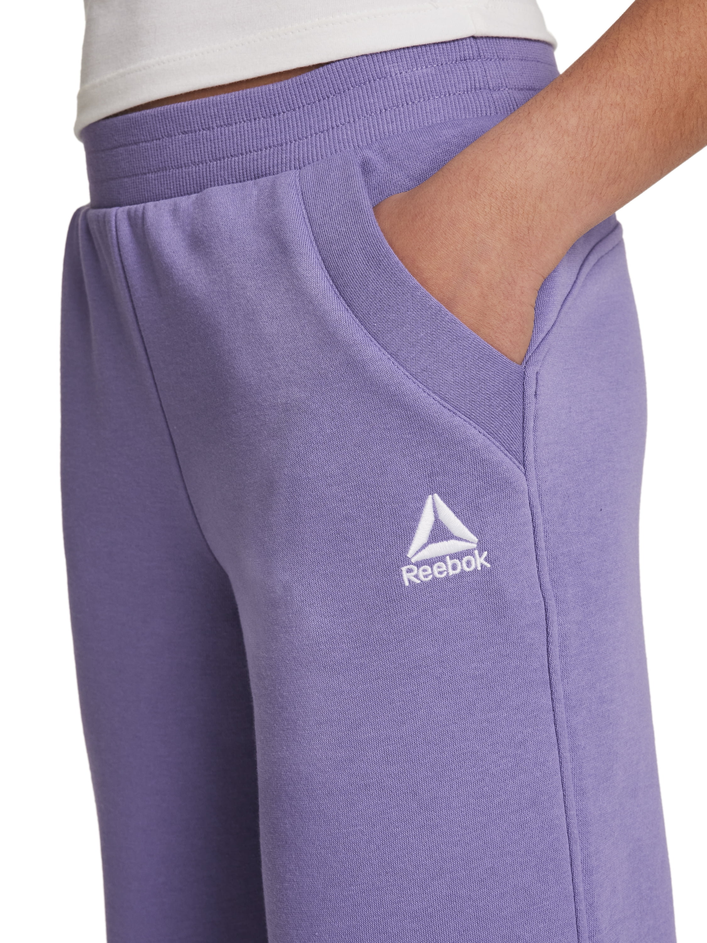 Reebok Girl's Game Day Fleece High Waisted Puddle Pant, Sizes 4-18