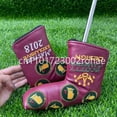 thumbnail image 2 of Graceful Purple Golf Putter Headcover: Straight Blade Cover, Fits Most Blade Putters & Durable Protection ( GRF006-1PCS, 2 of 5