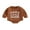 Brown, variant on Bagilaanoe Newborn Baby Boy Oversized Romper Sweatshirt Long Sleeve Bodysuits Letter Print Pullover 3M 6M 12M 18M Infant Casual Tee Tops