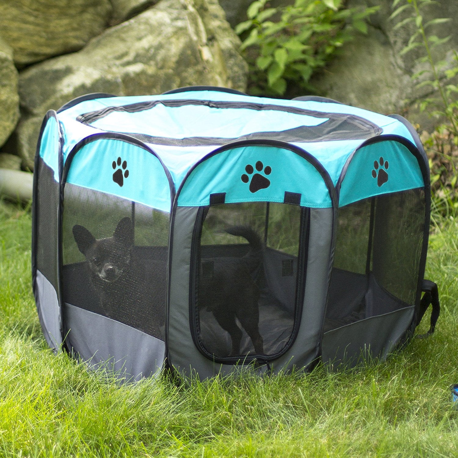 Fordawn Pet Portable Foldable Playpen Exercise Kennel Dogs Cats Indoor