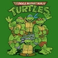 thumbnail image 2 of Men's Teenage Mutant Ninja Turtles Best Friend Shot Sweatshirt Kelly Green Medium, 2 of 4