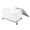 Grey White, variant on Riousery Folding Storage Bin with Lid Wheels PP Stackable Rolling Utility Box Container Handles Clothes Books Snack Shoe Grocery Organization Bedroom Nursery Gray White Small 18.5 Inches
