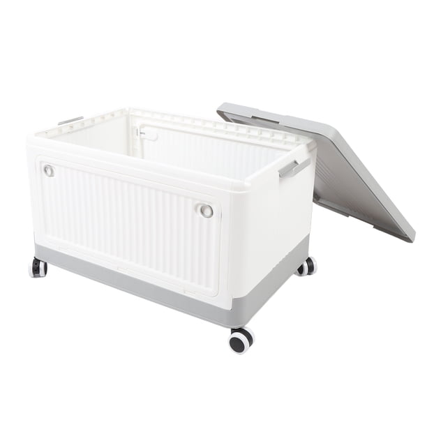 Contenedor De Almacenamiento Enrollable, Carrito De Rodillo Apilable Con Para Libros De Ropa Snack Zapatería Comestibles